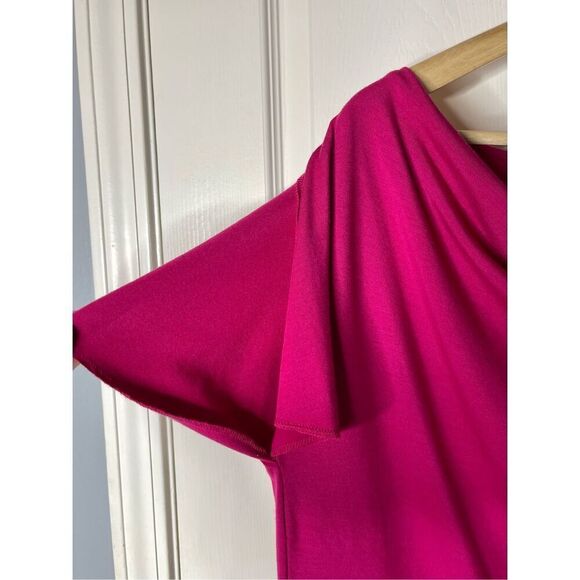 NWT Norton McNaughton Cowl Neck Short Sleeve Top (Pink) - XL - Picture 4 of 6